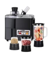 محضر طعام 4 في 1 مزود ( خلاط ، مطحنة , محضر طعام ,...