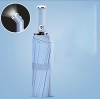 مظلة مطر شخصية ذكية مزودة بكشاف اضاءة