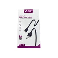 كيبل شحن ونقل بيانات ايفون 1 متر من فلكس FLEX FL-1...