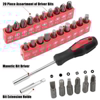 مجموعة مفكات وادوات منزلية مكونة من 39 قطعة مناسبة...