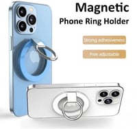 مسكة وحامل جوال مغناطيسية تدعم ماج سيف لون اسود DE...