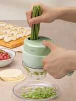 قطاعة خضار الكترونية لاسلكية تعمل بالشحن