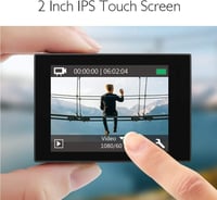 كاميرا AKASO EK7000 PRO من اكاسو مزودة بشاشة تعمل...