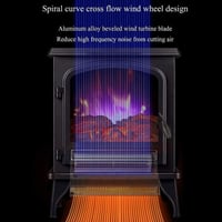 دفاية ديكور على شكل دولاب بقوة 2000 واط من جي في س...