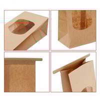 اكياس مخبوزات بنافذة كبير (25) كيس