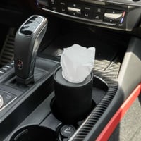 مناديل اسطواني اسود