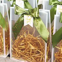 اكياس هدايا شفاف مقوى مقاس 30 (10) اكياس