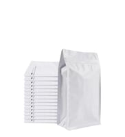 اكياس قهوة ابيض بدون صمام 250 جرام (50) كيس