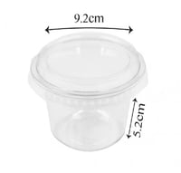 اكواب ايسكريم 6 اونص غطاء مسطح (50) علبة