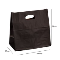 اكياس ورق اسود صغير (10) اكياس