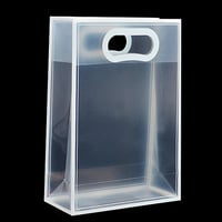 اكياس هدايا شفاف مقوى مقاس 26 (10) اكياس