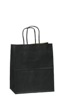 اكياس ورق اسود وسط (10) اكياس