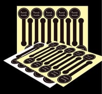 ملصقات hand made عدد (100) ملصق