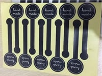 ملصقات hand made عدد (100) ملصق