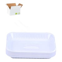 كرتون صحن بلاستيك مقاس 4 (500) صحن