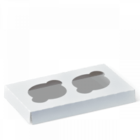 قالب علب كب كيك ورق مقاس 2 فتحه (10) حبات