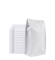 اكياس قهوة ابيض بدون صمام 500 جرام (50) كيس