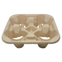 حامل اكواب كرتوني رباعي (50) حبة