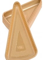 صحن تشيز كيك صغير ذهبي (100) حبه