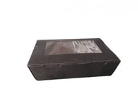 علب ورقية اسود وسط (50) علبه