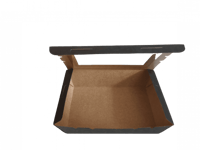 علب ورقية اسود وسط (50) علبه