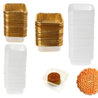 علب حلويات بلاستيك مقاس 5.5 سم (25) علبة