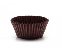 ورق كب كيك بني 6 سم (100) حبه