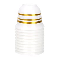 فنجان قهوة بلاستيك ابيض (50) حبه