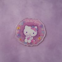 مغناطيس ثلاجة دوّار من سلسلة لغة الزهور هيلو كيتي...