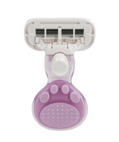 موس حلاقة نسائي بأربع شفرات مع حافظة