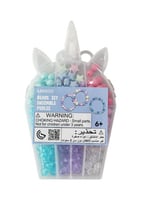 مجموعة خرز ملونة بعدة اشكال - يونيكورن