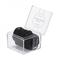 ربطة شعر صغيرة لون اسود 80قطعة