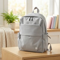 حقيبة ظهر للسفر 30سم*15سم*36سم - رمادي