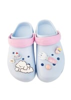 شبشب مزين بقطع لطيفة مقاس 37-38 - أزرق