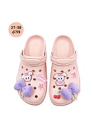 شبشب نسائي من مجموعة ميكو مقاس 37-38 - وردي