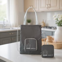 حقيبة ظهر قابلة للطي من سلسلة ميني سو - رمادي