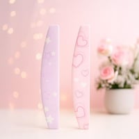 مبرد أظافر سميكة من سلسلة ماكارون - قطعتين