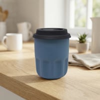 كوب قهوه سيراميك 290مل - ازرق