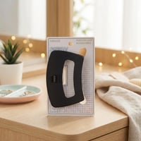 مشبك شعر سلسلة بيزك سيف بدون زنبرك - أسود