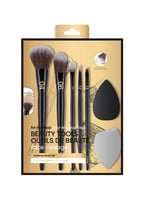 مجموعة فرش المكياج وأسفنجة التجميل من سلسلة بلاك ج...