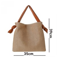 حقيبة كتف - بني - 39x35 سم