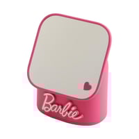 مرآة مكياج من مجموعة باربي مع منظم