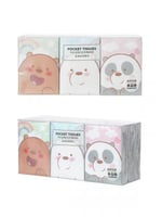 مناديل الدببة الثلاثة 9 مناديل * 9