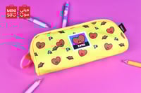 مقلمة مستلزمات مكتبية كبيرة بسحاب من سلسلة BT21 -...