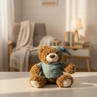 دمية دب بني جالس من مجموعة الهدايا - 25.4سم
