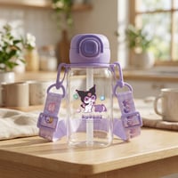 مطارة مياه بلاستيكية مع مزاز وحزام 690 مل من سلسلة...