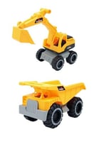 لعبة حفارة و عربة سلسلة المركبات الهندسية