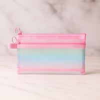 مقلمة مزدوجة الطبقات متدرجة اللون - وردي متدرج (مق...