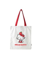 حقيبة تسوق من سلسلة هيلو كيتي ابل - أبيض - 34×38 س...