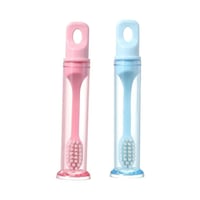 فرشاة أسنان بشعيرات ناعمة 2 قطعة